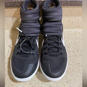 Nike Alpha Huarache Elite 2 Mid Baseball Cleats Black AJ6874-001 Men's Size 7.5